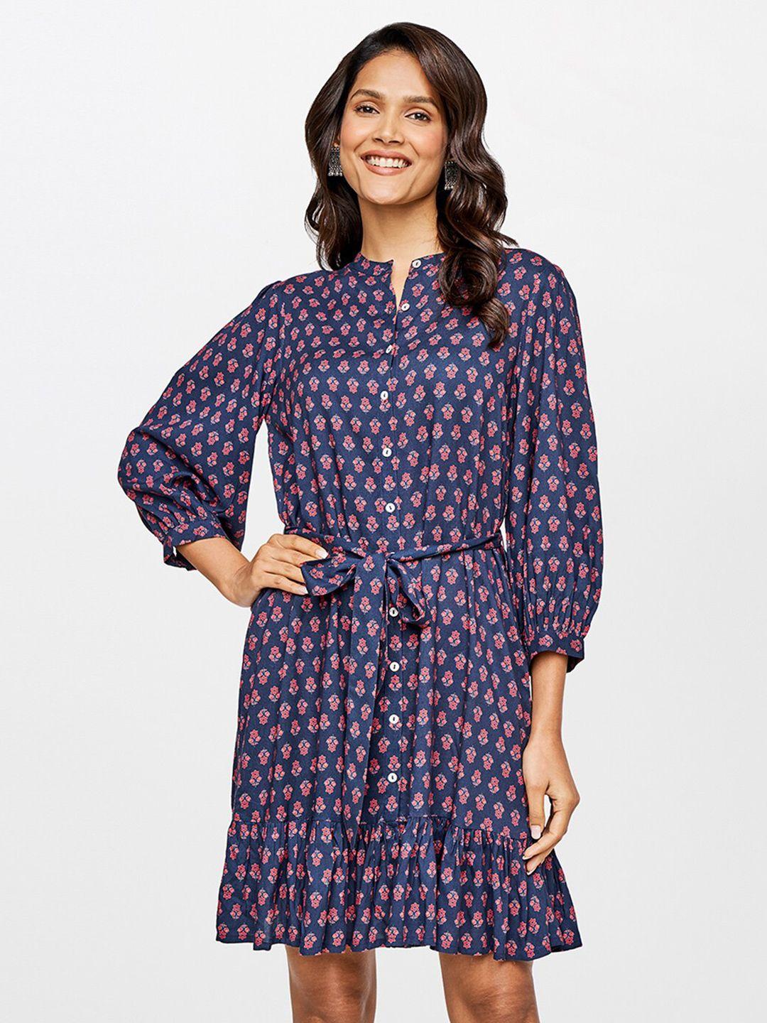 itse floral shirt dress