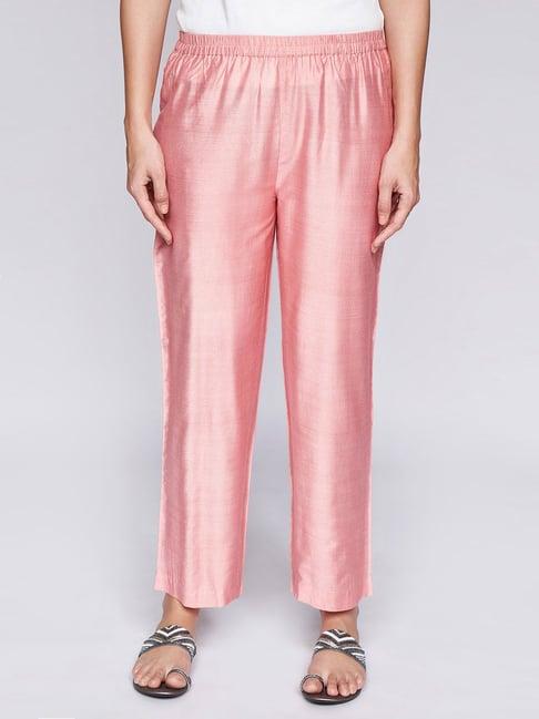 itse pink textured pants