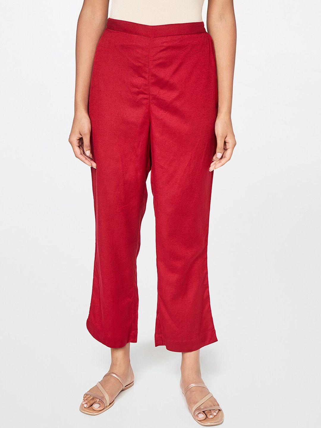 itse women red trousers