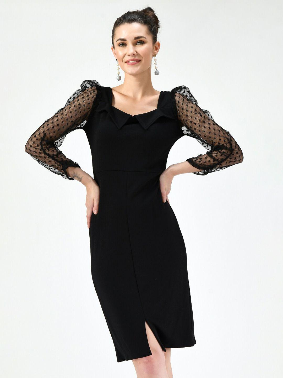 iuga black sheath dress