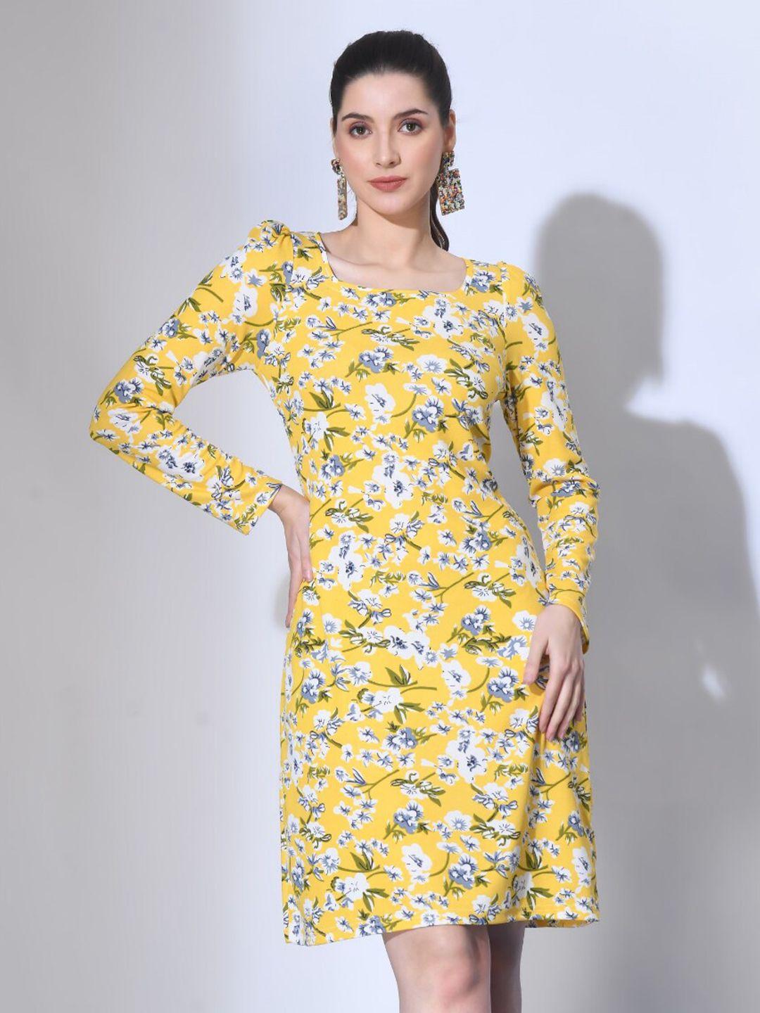 iuga floral print a-line dress