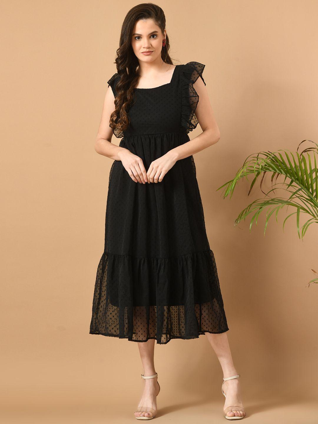 iuga georgette empire midi dress