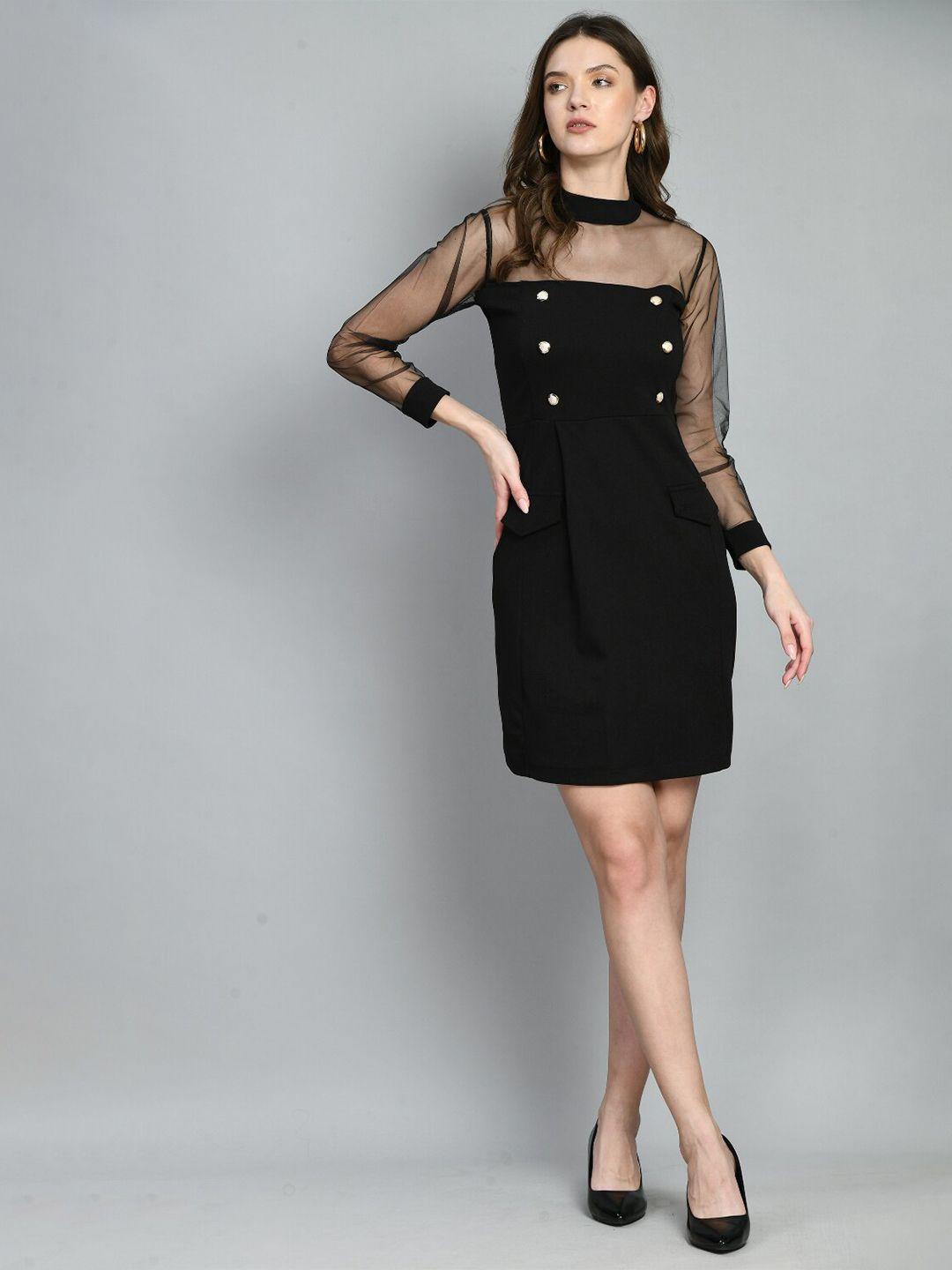 iuga high neck sheath dress