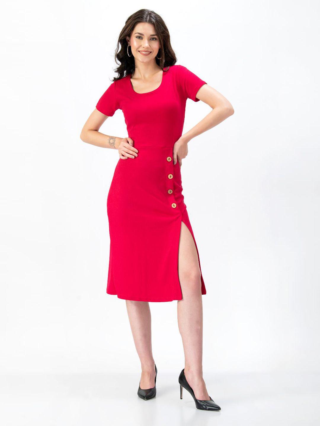 iuga magenta sheath dress