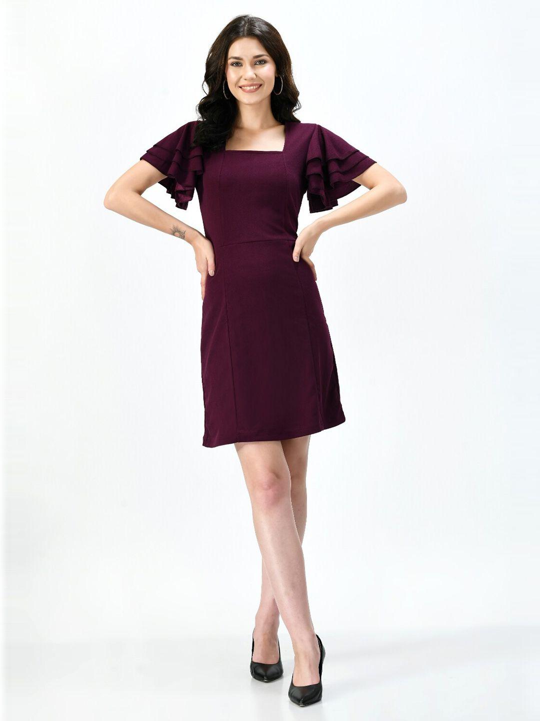 iuga purple a-line dress