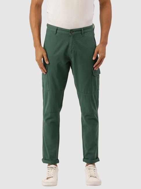 ivoc basil green relaxed fit cotton cargos