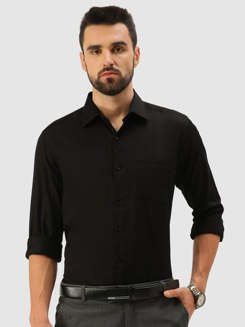 ivoc black slim fit shirt