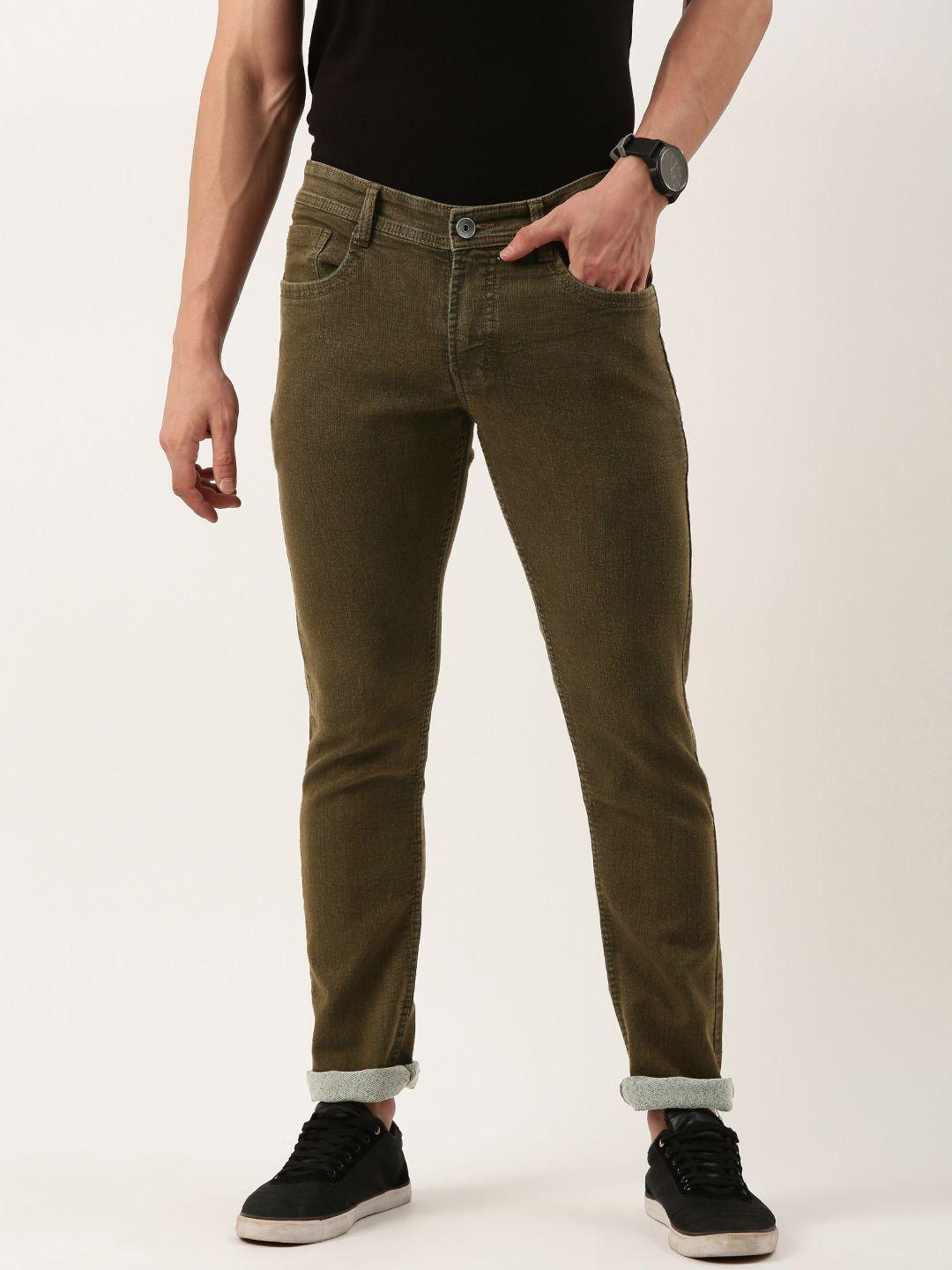 ivoc men khaki jean stretchable jeans