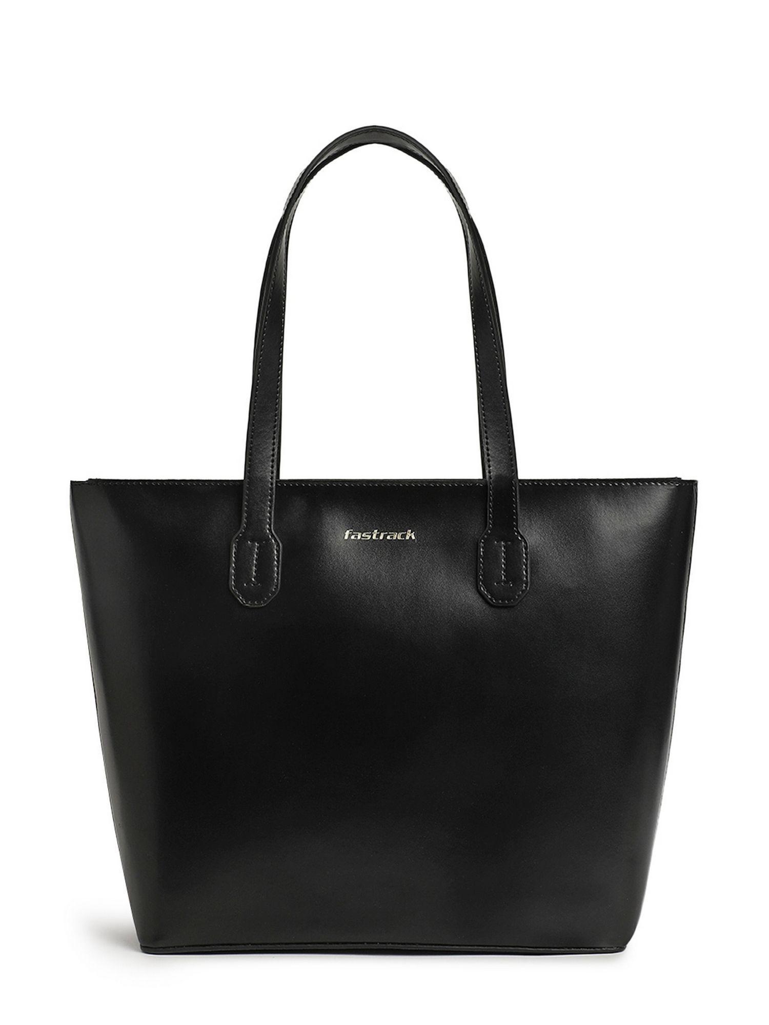 ivory black college tote bag for women