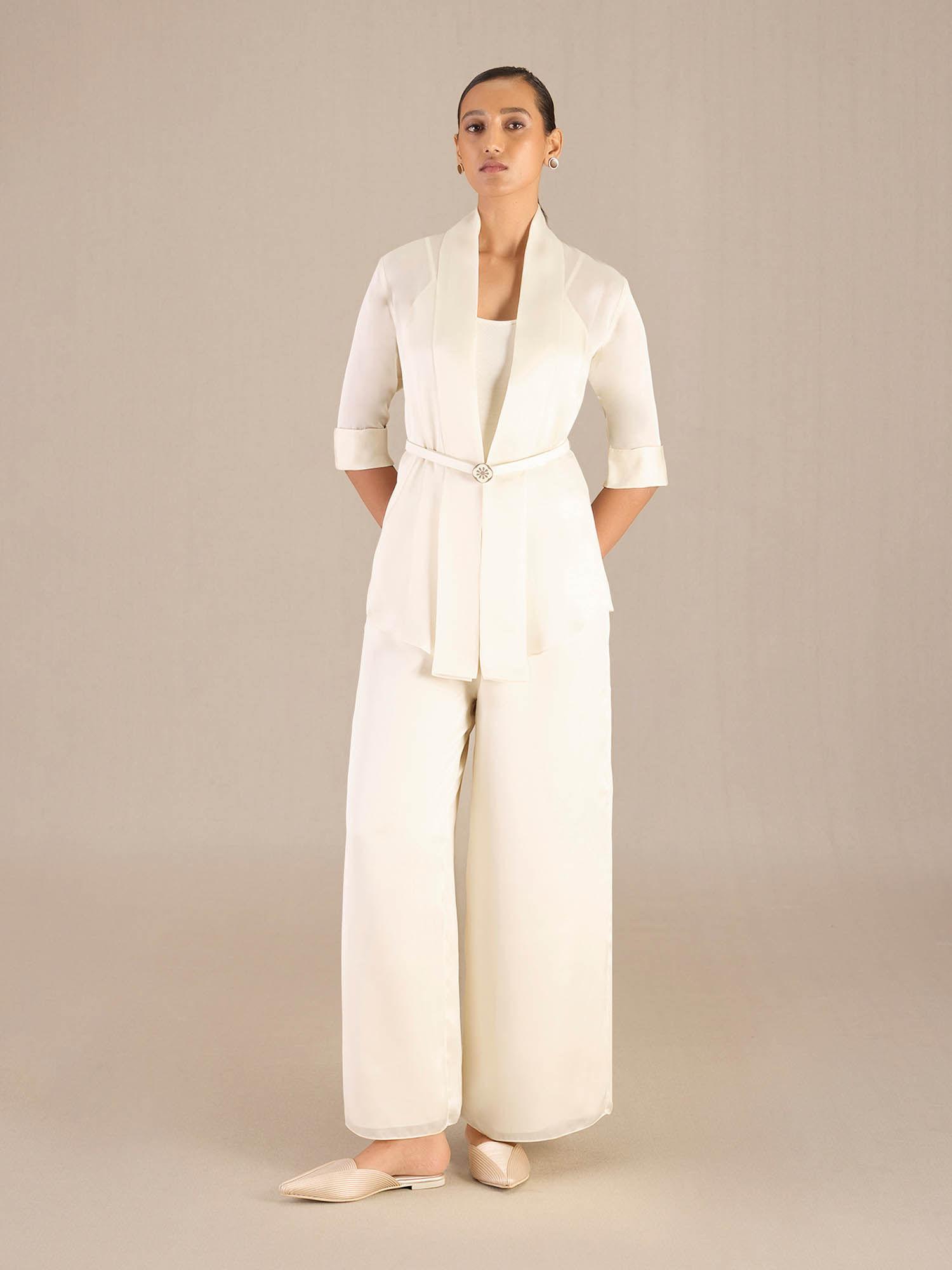 ivory mana co-ord (set of 4)