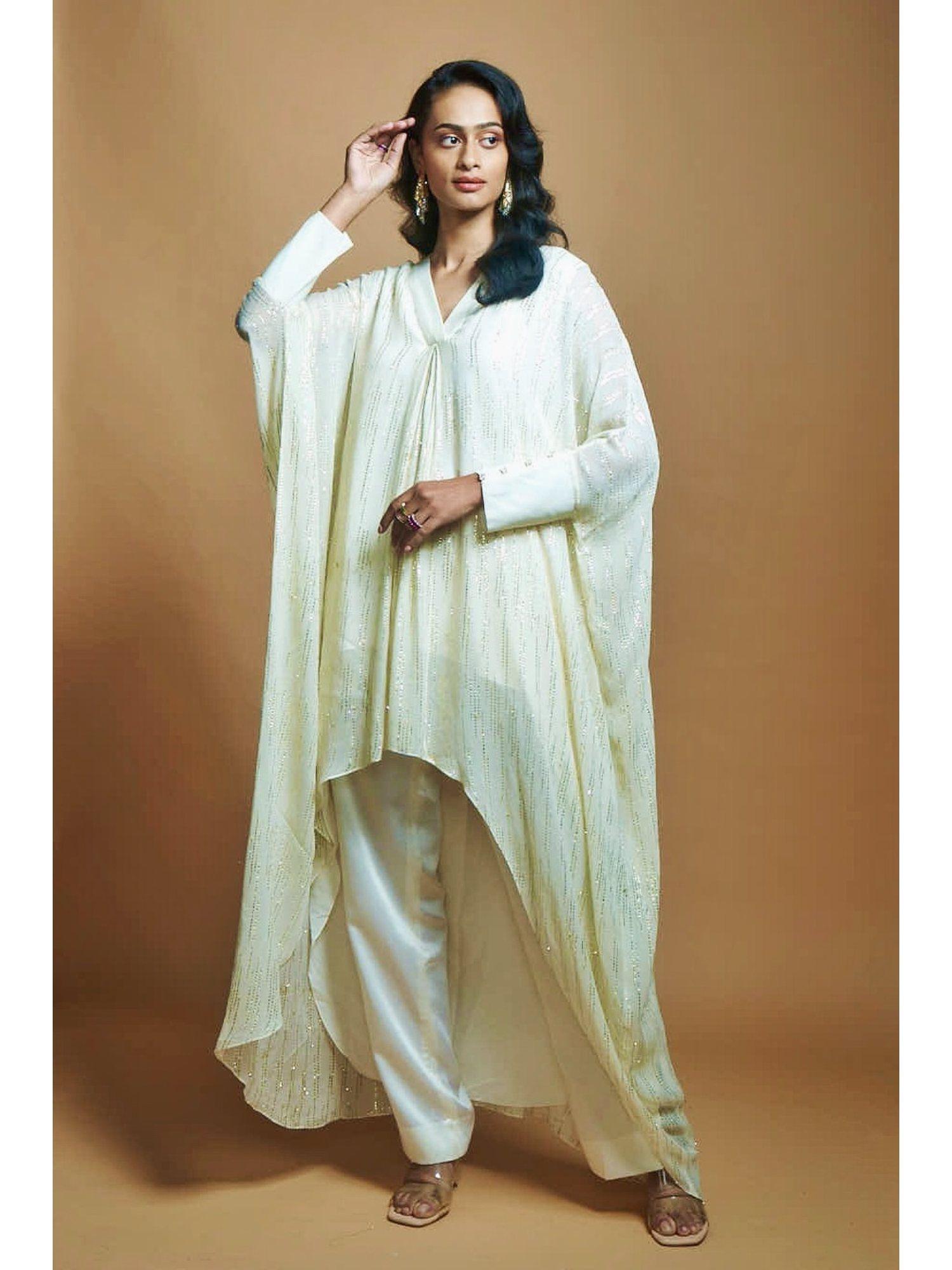 ivory pathani tunic