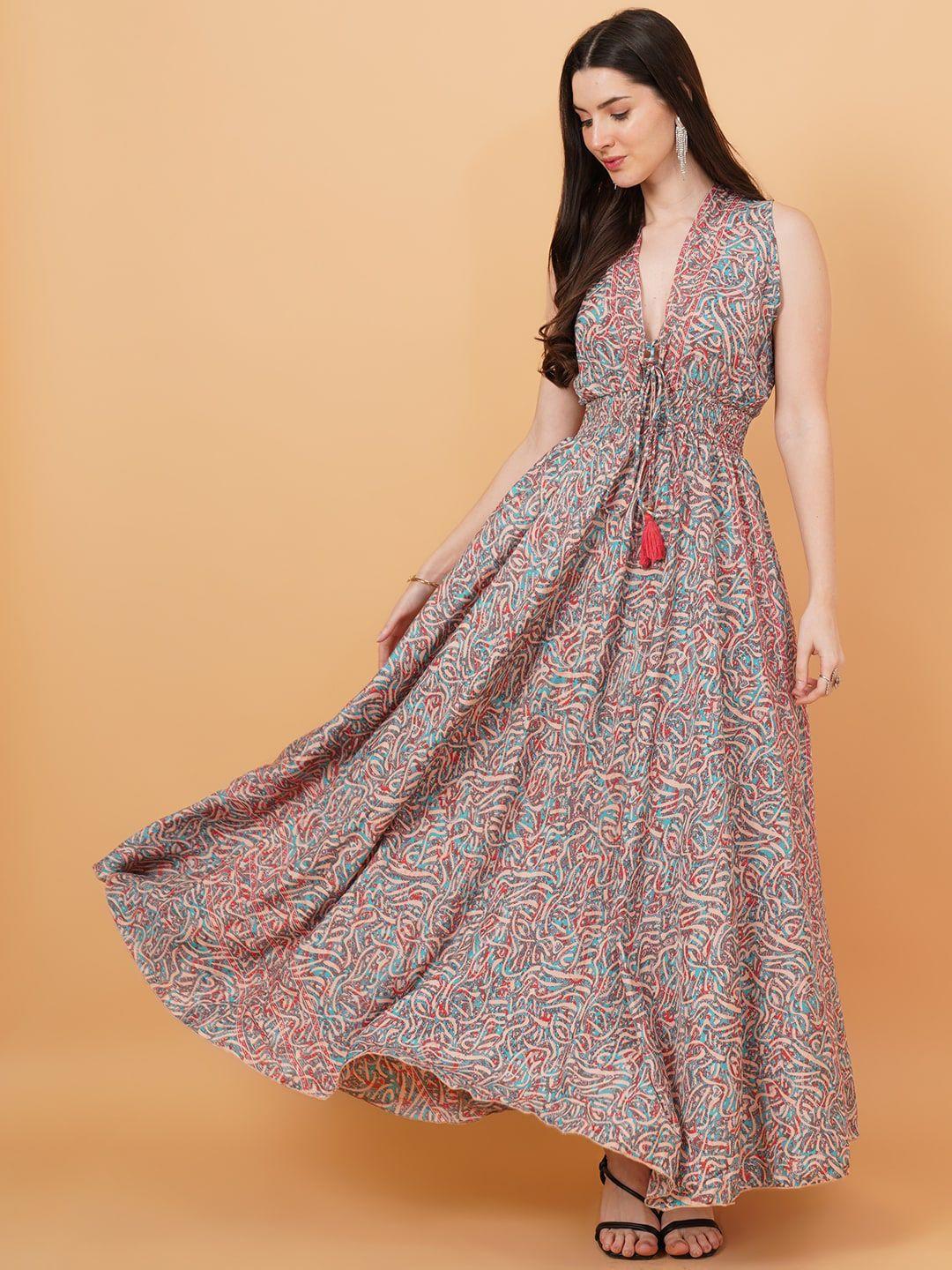 ix impression floral print maxi dress