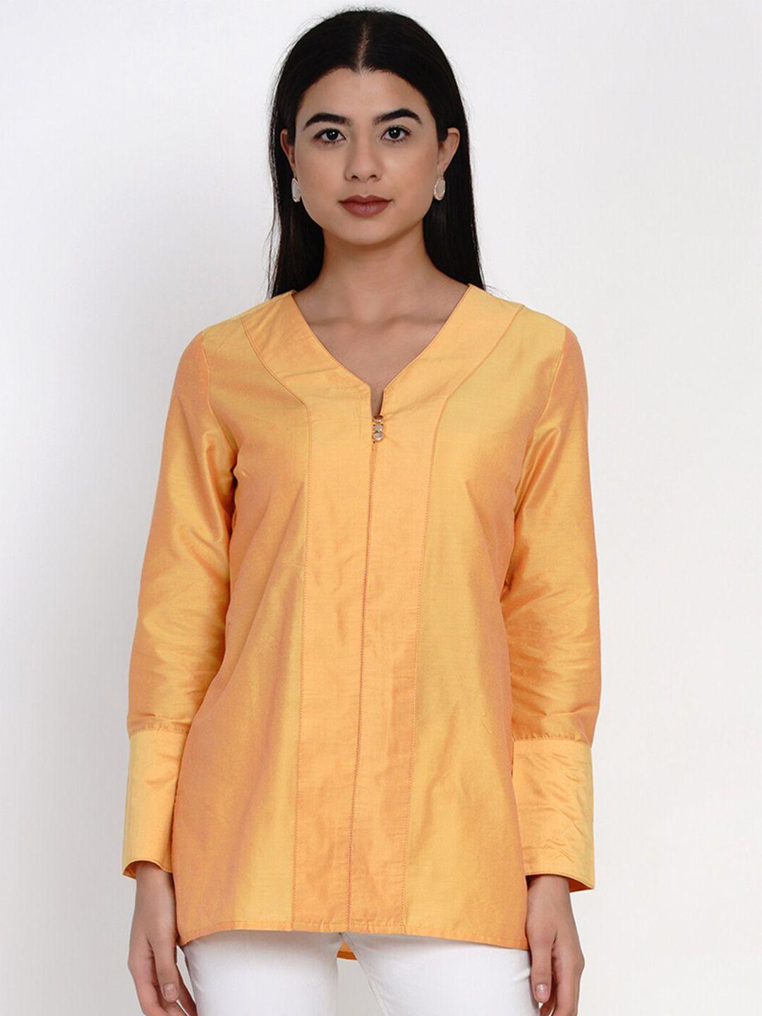 ix impression women v-neck straight kurti