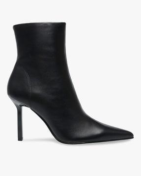 iyanna leather high booties