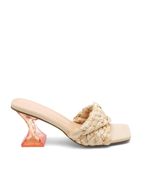 iykyk women's beige casual sandals