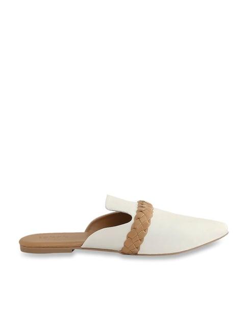 iykyk women's white mule shoes