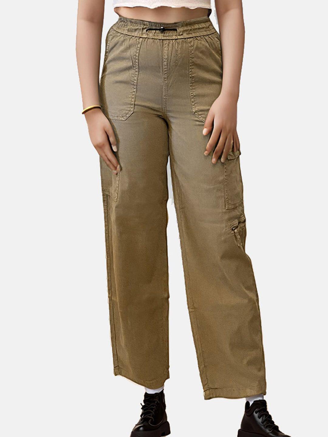 izf women relaxed straight fit cargos