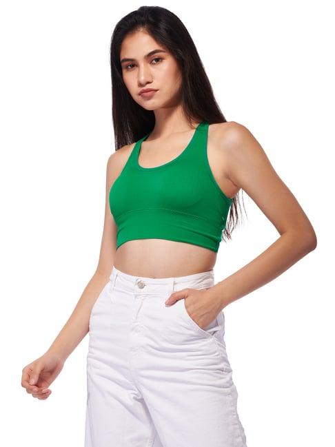 izf green bralette top