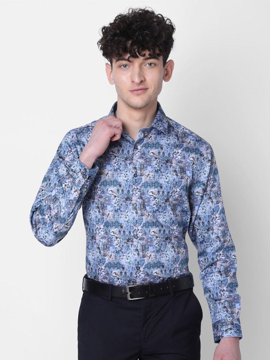 j hampstead classic opaque abstract printed formal shirt