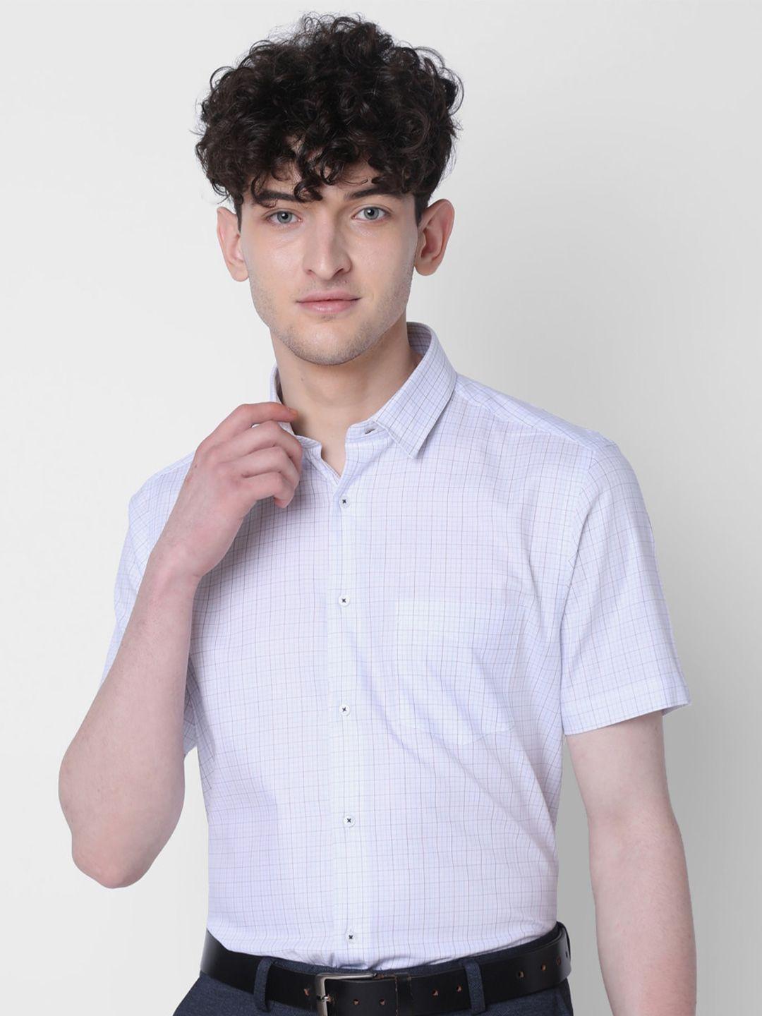 j hampstead classic opaque checked formal shirt