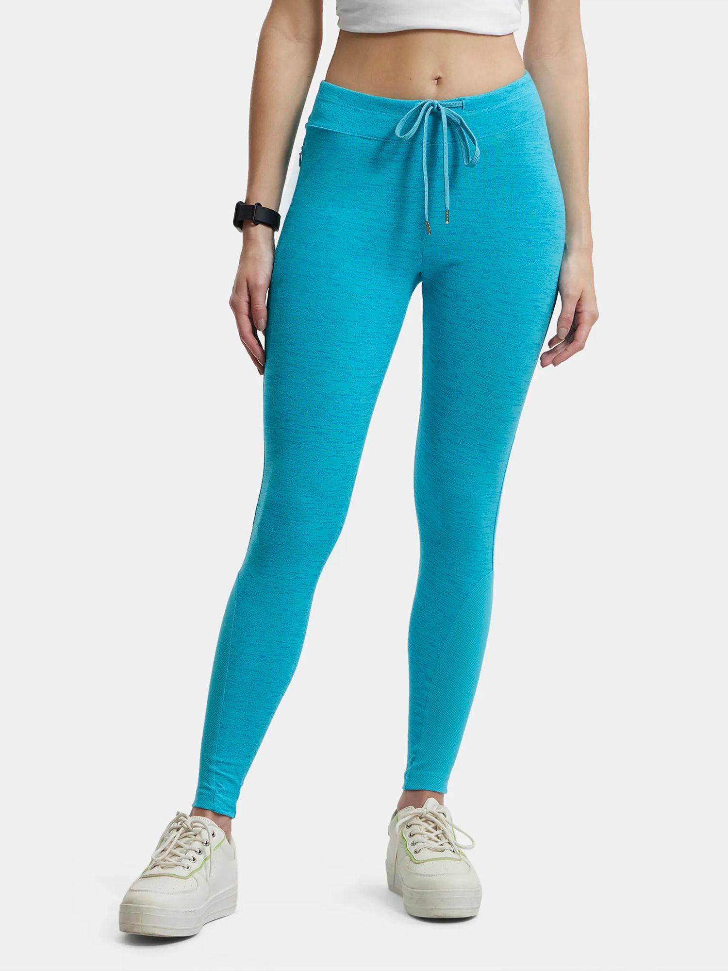 j teal marl yoga pant : style number - aa01