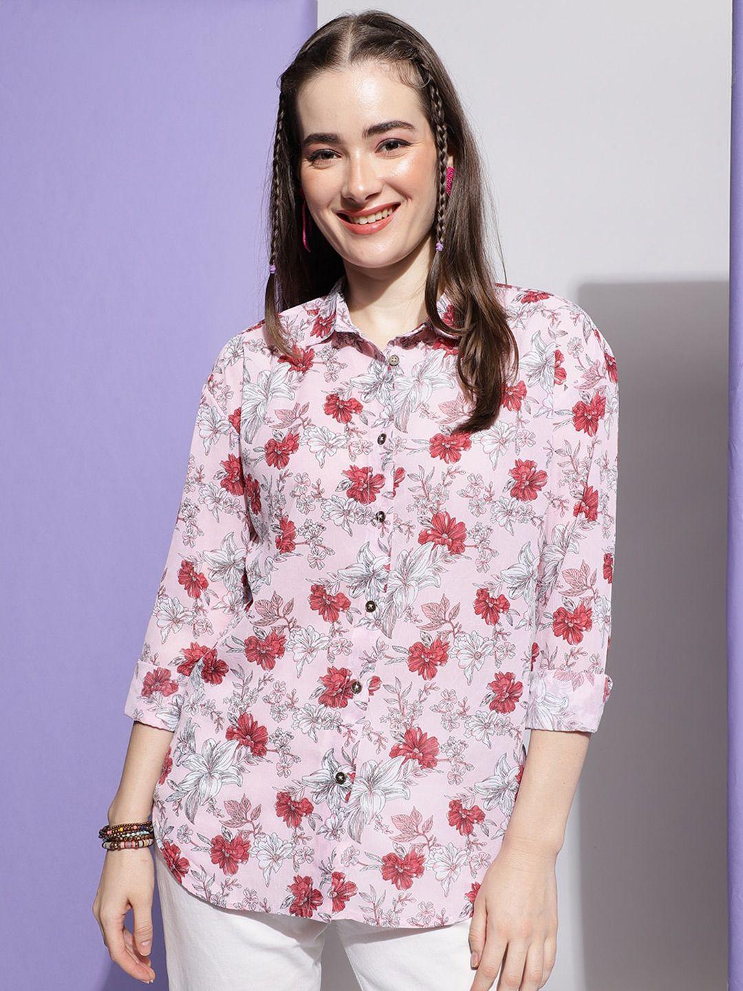 j turritopsis classic floral printed casual shirt