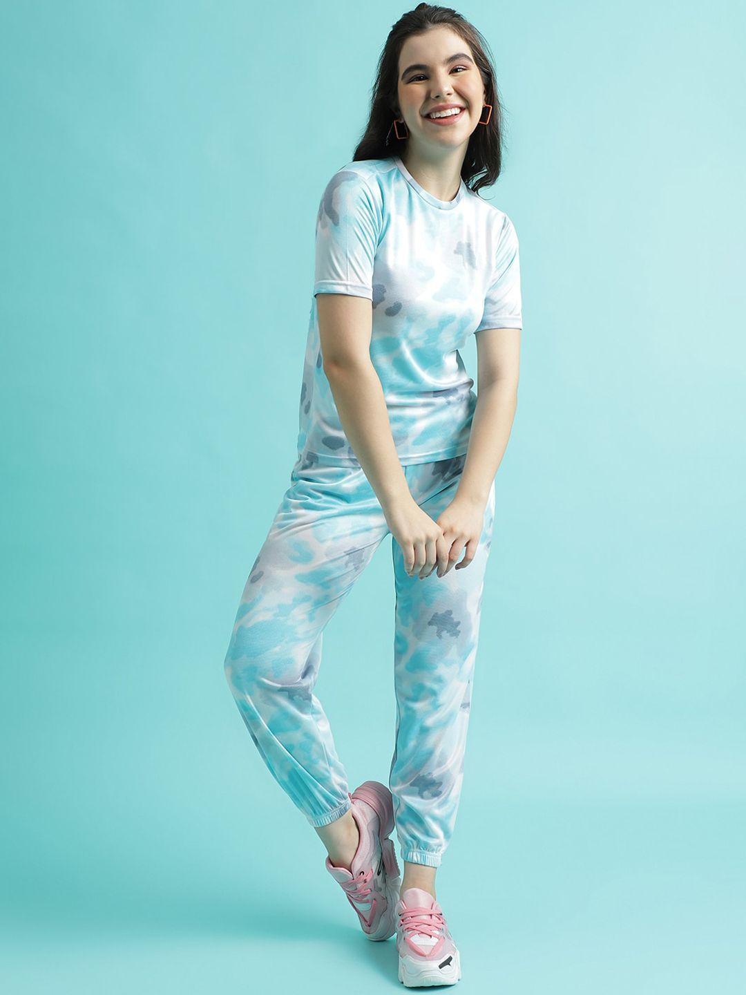 j turritopsis tie & dyed t-shirt & joggers co-ords set