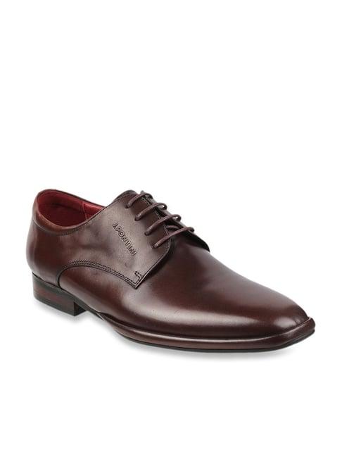 j. fontini by mochi brown derby shoes