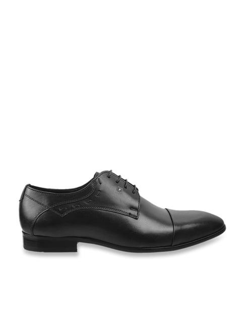 j. fontini by mochi men's black derby shoes