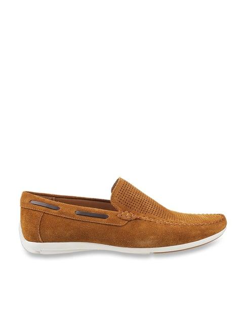 j. fontini by mochi men's tan boat shoes