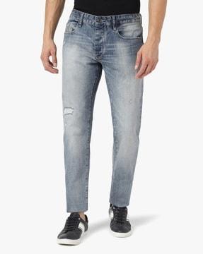 j10 skinny fit lightly washed rip & repaired jeans