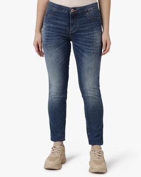 j12 lift up stretchable jegging with whiskers