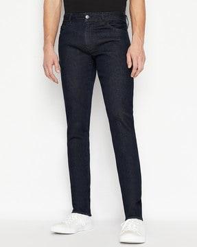 j14 rinsed skinny fit stretchable jeans