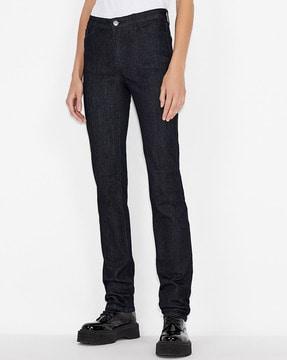 j45 heavy-wash straight fit jeans