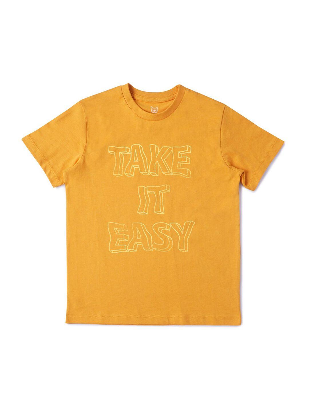 jack-&-jones-boys-yellow-typography-printed-cotton-t-shirt
