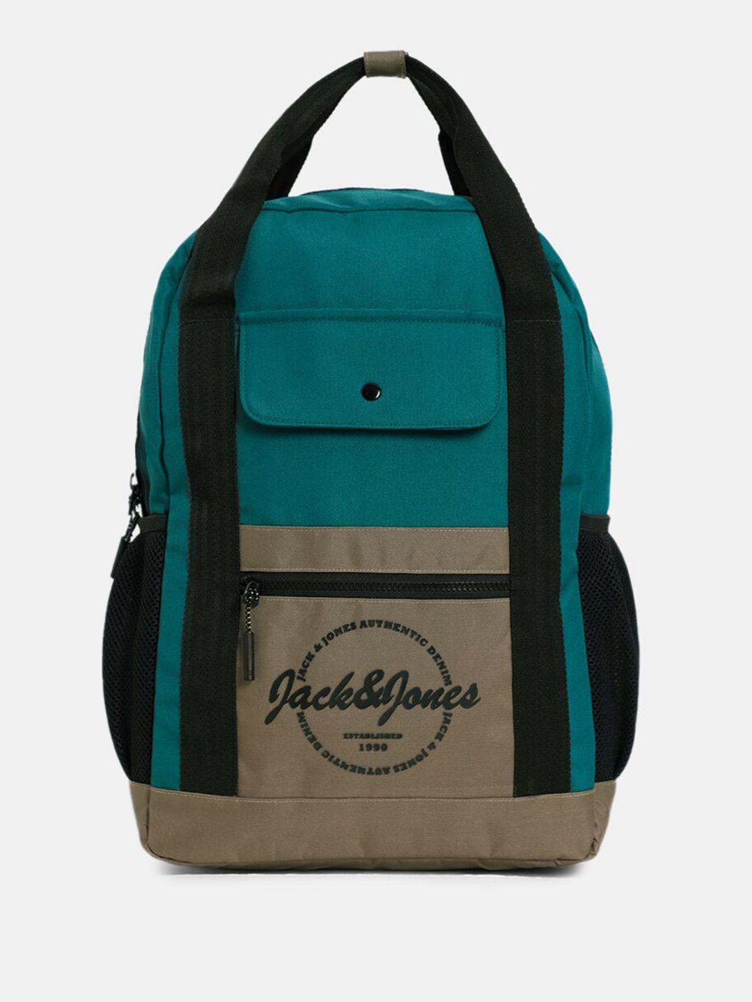 jack & jones men colourblocked backpack
