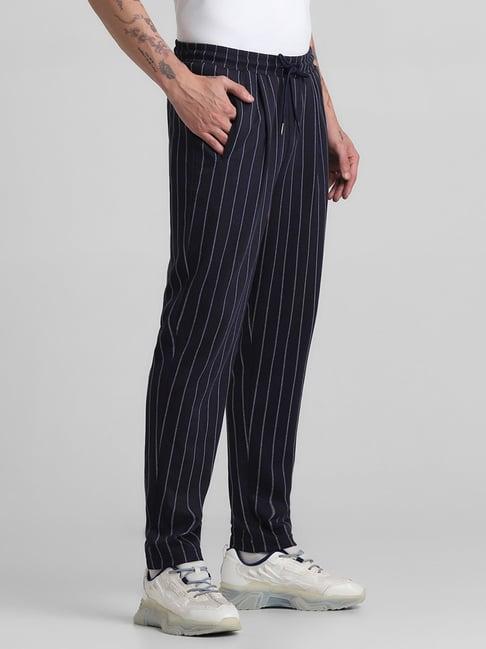 jack & jones mood indigo slim fit striped trousers