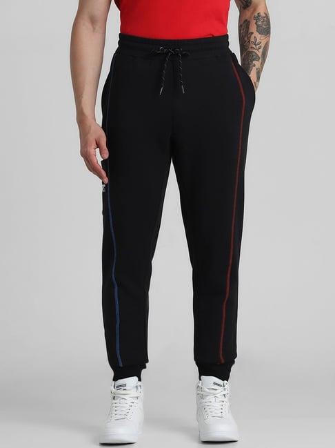 jack & jones black regular fit joggers