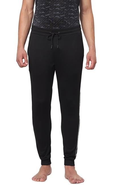 jack & jones black regular fit joggers