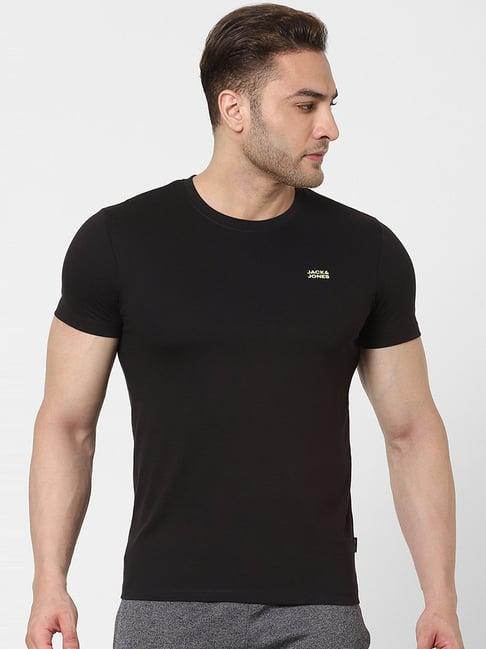 jack & jones black regular fit t-shirt