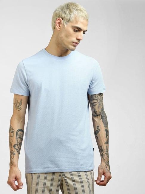 jack & jones blue slim fit t-shirt