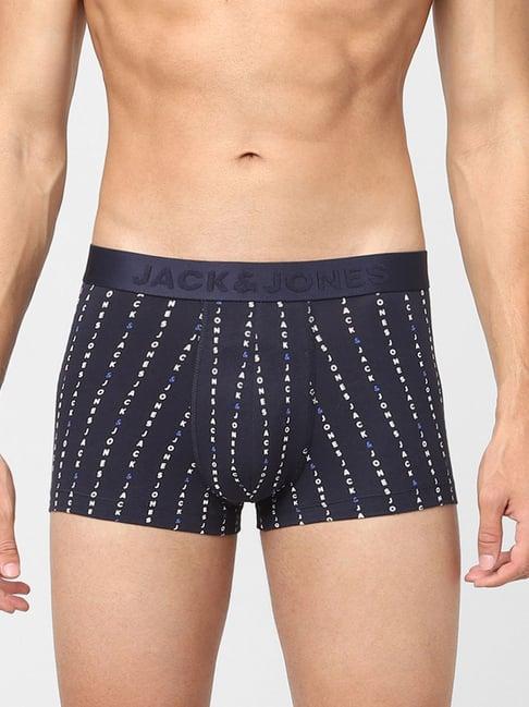 jack & jones dark blue printed trunks