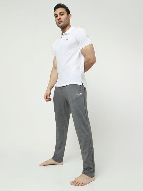 jack & jones dark grey melange regular fit lounge pants