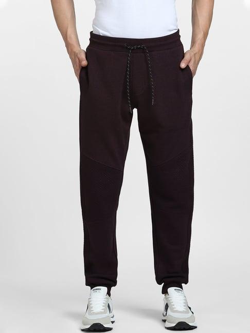 jack & jones dark purple regular fit joggers