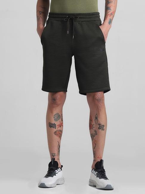 jack & jones forest night regular fit striped shorts