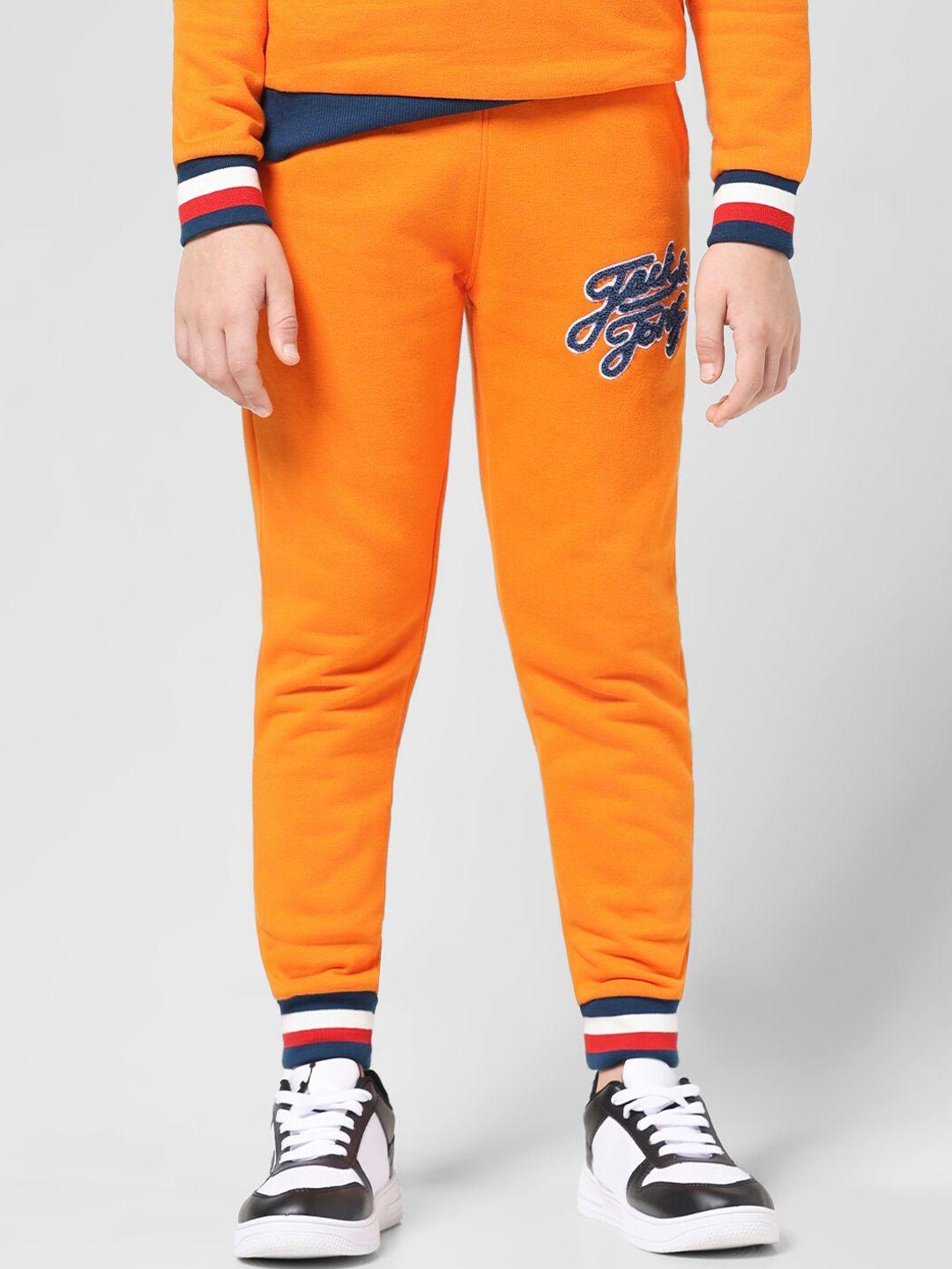 jack & jones junior boys mid-rise joggers