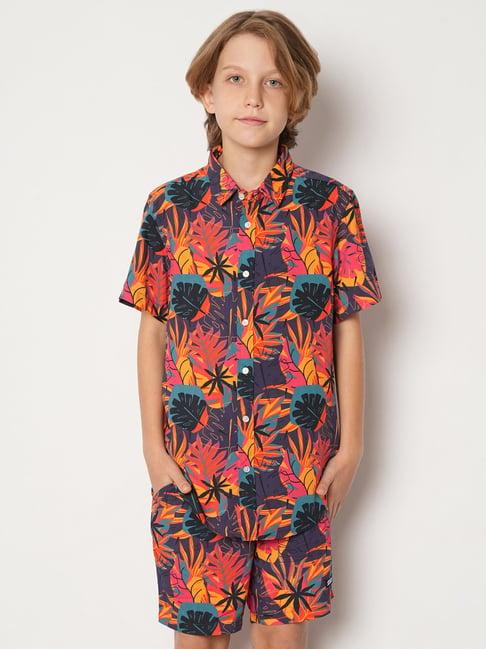 jack & jones junior multicolor printed shirt