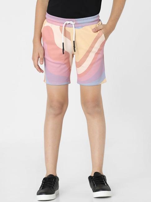 jack & jones junior multicolor printed shorts