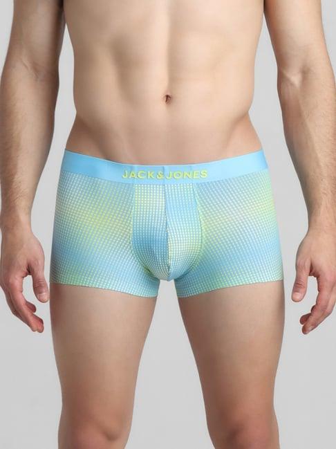 jack & jones lime punch regular fit printed trunks