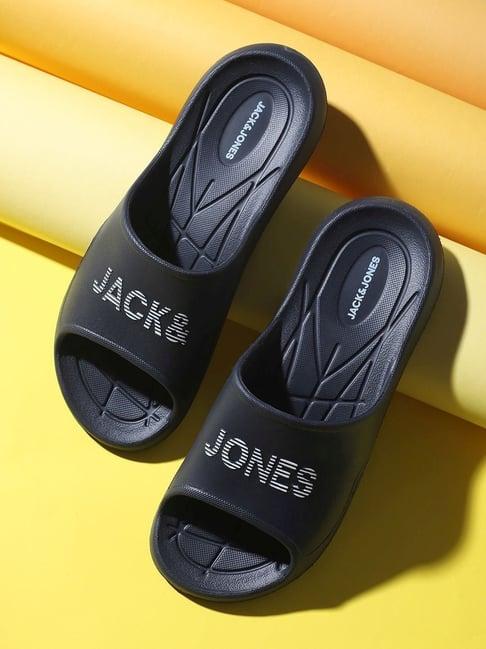 jack & jones men's jfwgarrix moulded navy slides